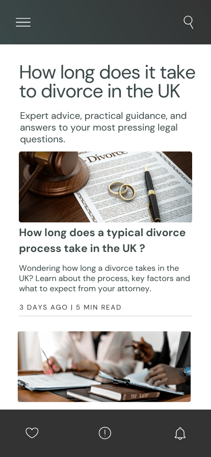 SEO optimised blog post for a family solicitor